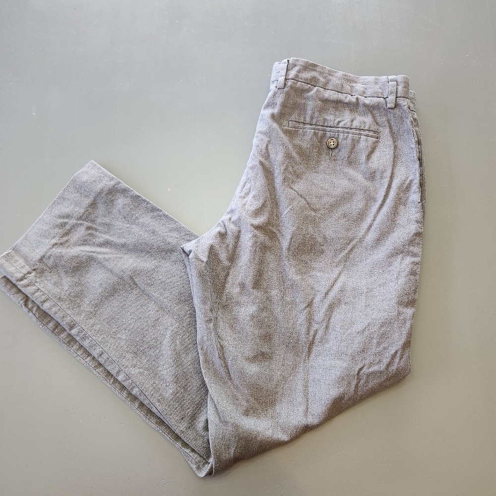 J.Crew Ludlow Bowery Pant Heather Cotton Twill 34x30 Workwear 100% Cotton
